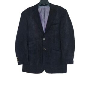 Inserch Mens Large Navy Blue Blazer Limited Edition Style Italy Jacket Sz Large